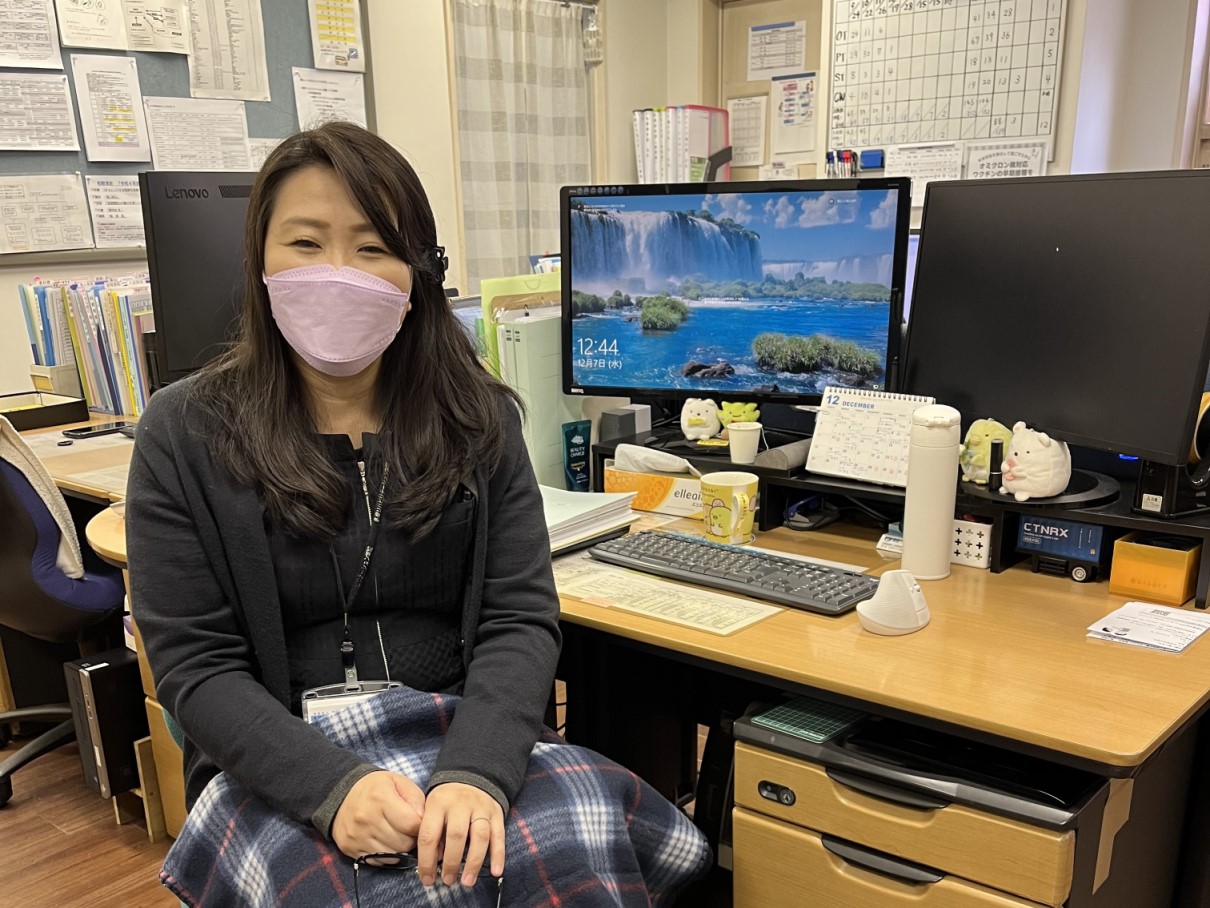 取材をお受けくださった多摩リハビリテーション学院専門学校の師岡様